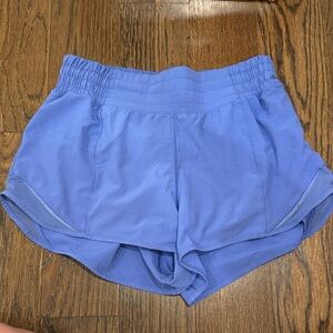 Wild Indigo High Rise Lululemon Hotty Hot Shorts